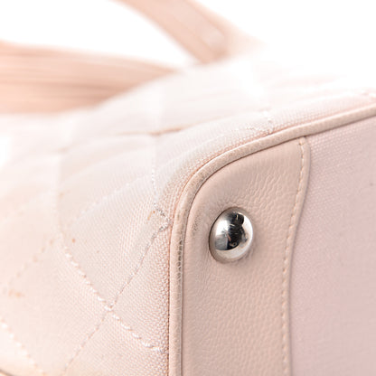 Chanel Canvas Quilted Medallion Tote Light Pink 25 of 27