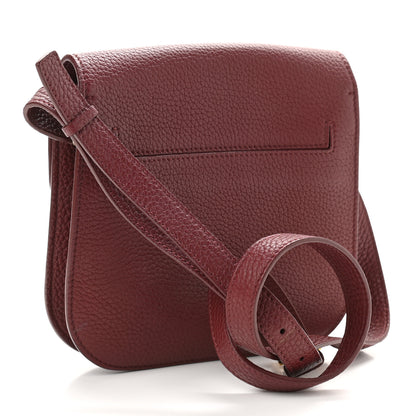 Tom Ford Calfskin Small T Clasp Tara Crossbody Bag Cabernet 3 of 10