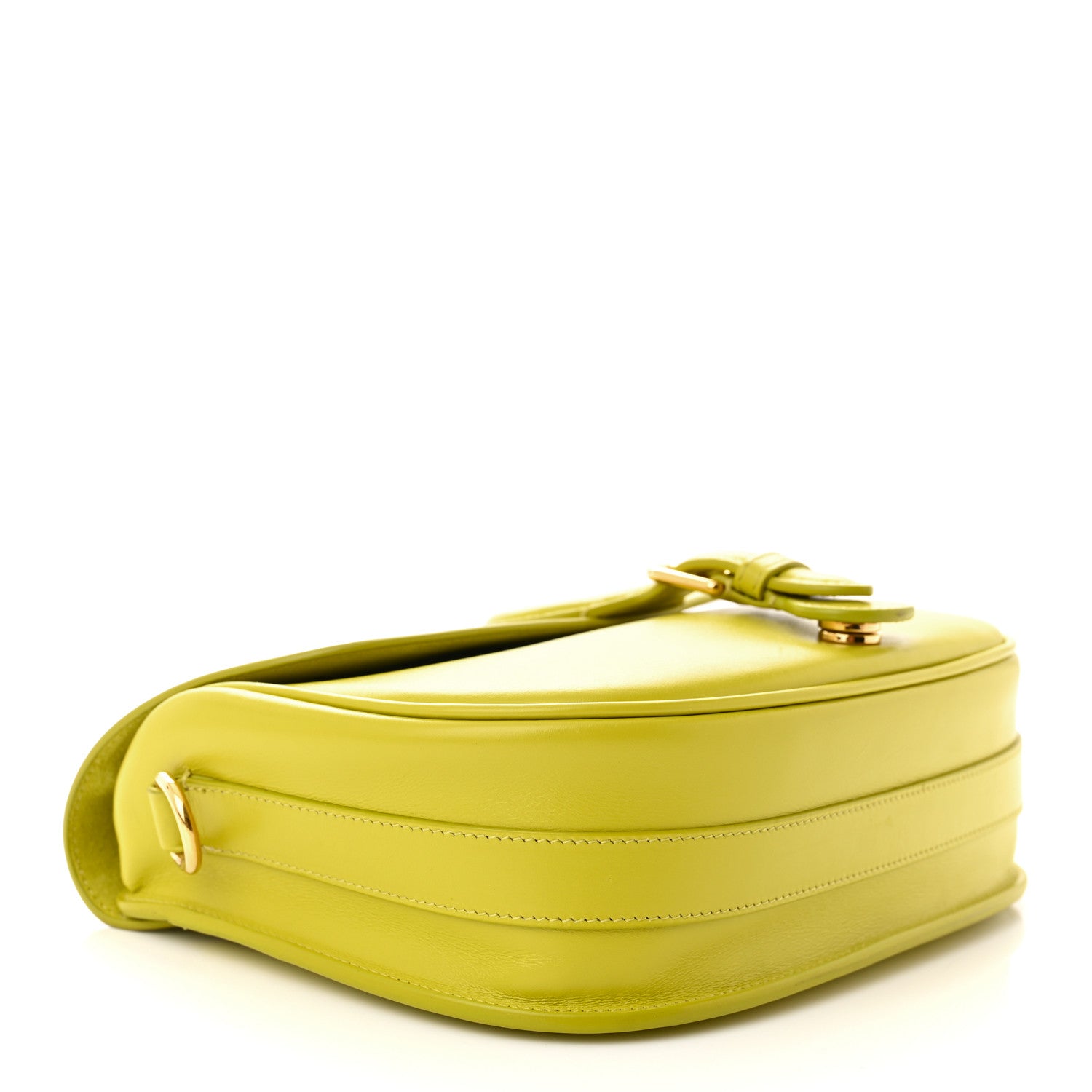Christian Dior Box Calfskin Medium Bobby Flap Lime 4 of 9