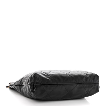 Chanel Shiny Calfskin Quilted Chanel 22 Black 4 of 9