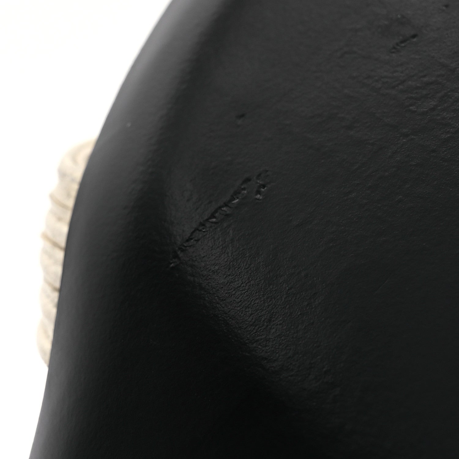 Chanel Lambskin Grosgrain Pearl CC Cap Toe Slingback Sandals 36 Ivory Black 11 of 12