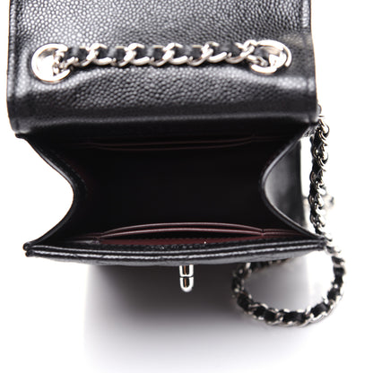 Chanel Caviar Quilted Classic Phone Holder Black 5 of 14