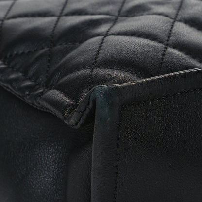 Chanel Calfskin Quilted Large Boy Tote Black 8 of 13
