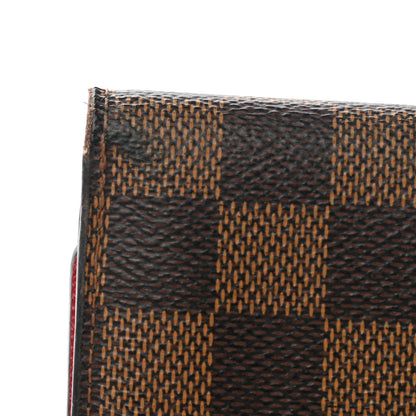Louis Vuitton Damier Ebene Josephine Wallet Red 7 of 7
