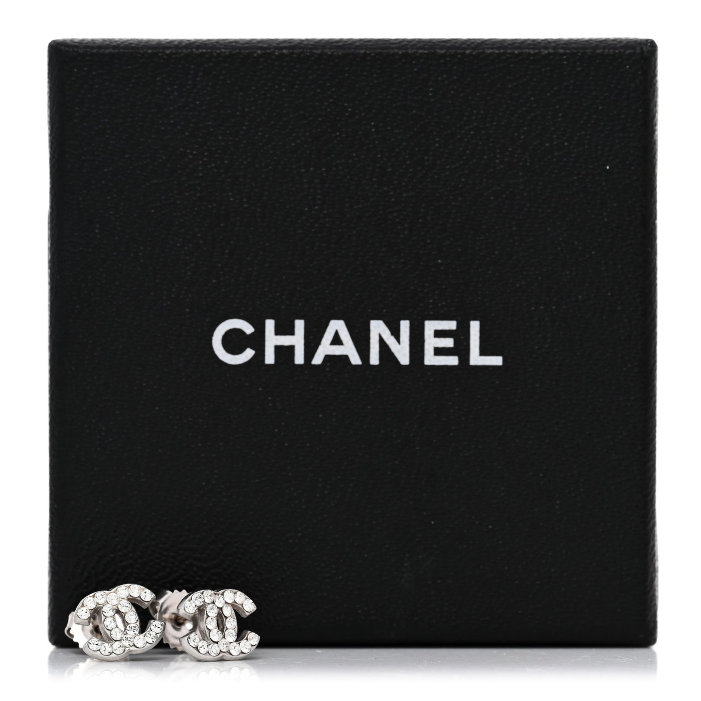 Crystal Mini Timeless CC Earrings Silver