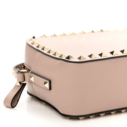 Valentino Garavani Calfskin Rockstud Camera Crossbody Bag Poudre 7 of 8