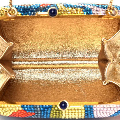 Judith Leiber Swarovski Crystal Miniaudiere Clutch Multicolor 4 of 8