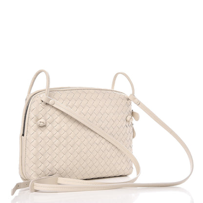 Bottega Veneta Nappa Intrecciato Crossbody Pillow Cream 3 of 8
