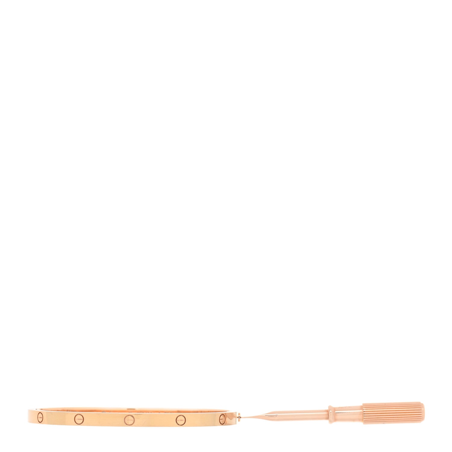 Cartier 18K Pink Gold Small LOVE Bracelet 16 5 of 6