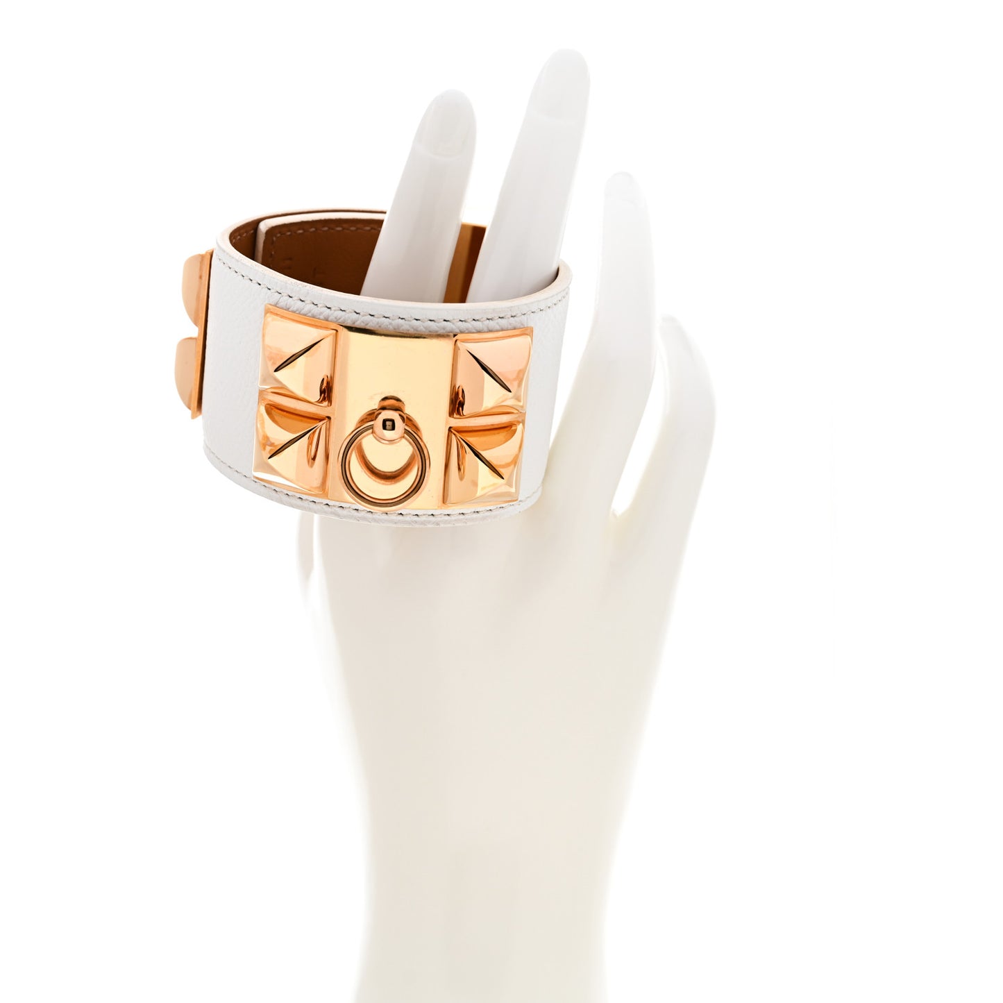 Epsom Collier de Chien CDC Bracelet T2 White