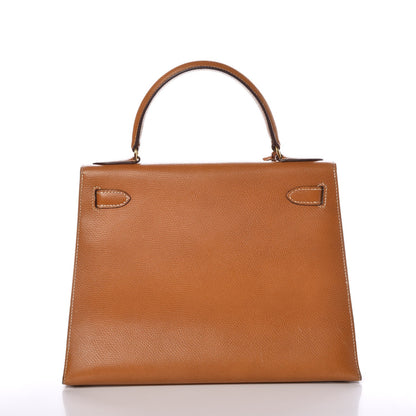 Hermes Courchevel Kelly Sellier 28 Gold 5 of 50