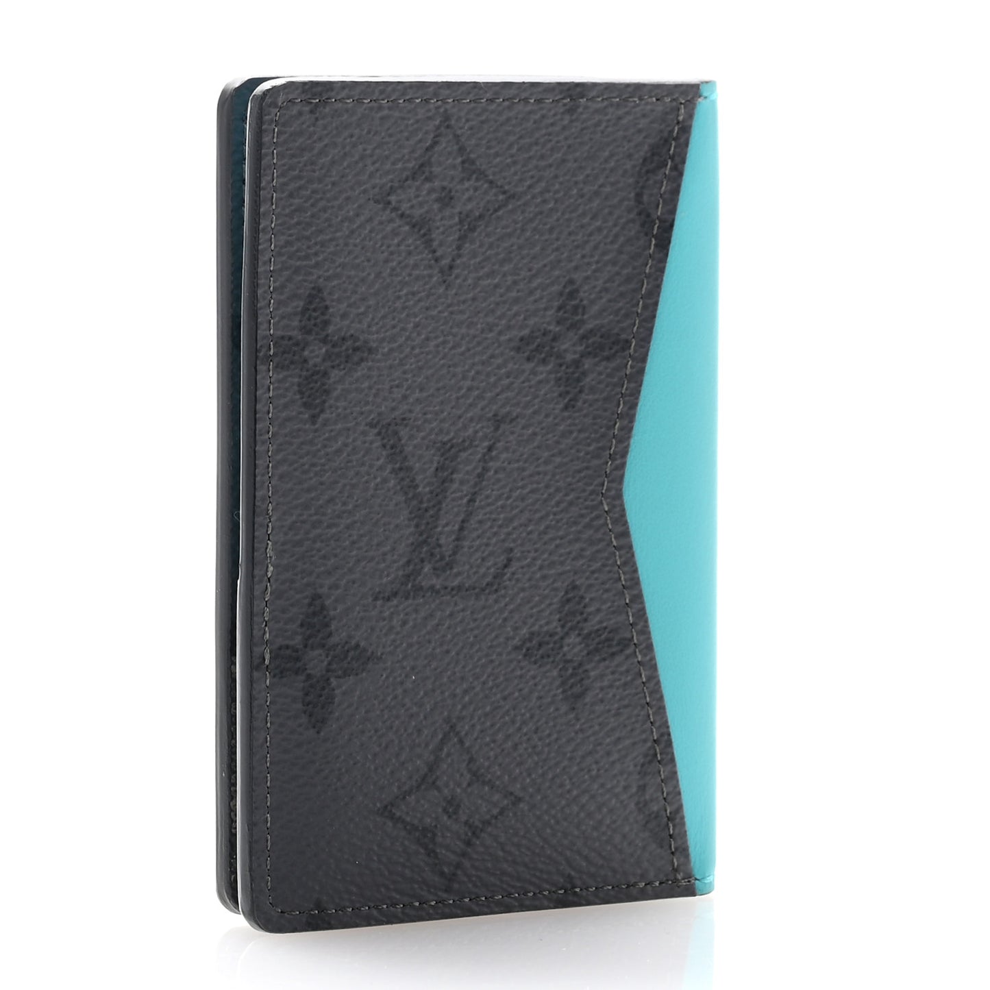 Monogram Macassar Pocket Organizer NM Turquoise