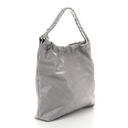 Chanel Shiny Calfskin Quilted Chanel 22 Grey 4 of 11