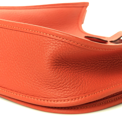 Hermes Taurillon Clemence Evelyne III PM Orange 6 of 9