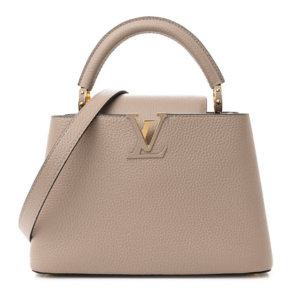 Louis Vuitton Taurillon Capucines BB Galet 1 of 9