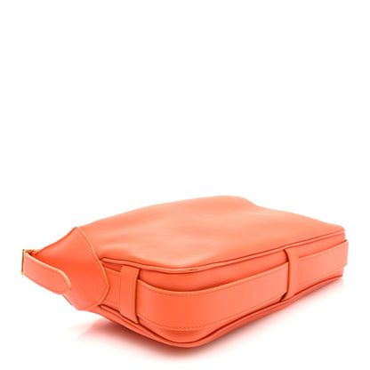 Celine Supple Calfskin Medium Romy Shoulder Bag Pop Orange 4 of 9