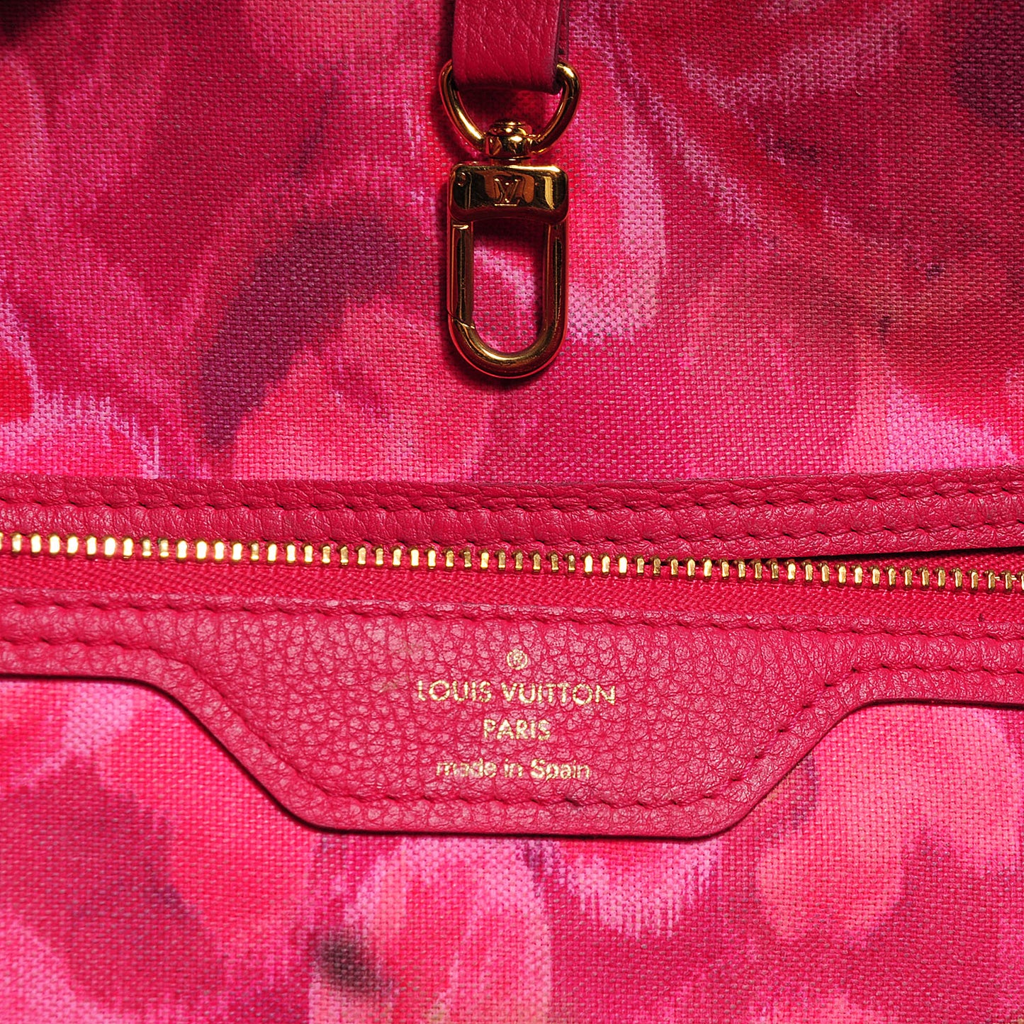 Monogram Articles de Voyage Ikat Neverfull MM Rose Indien