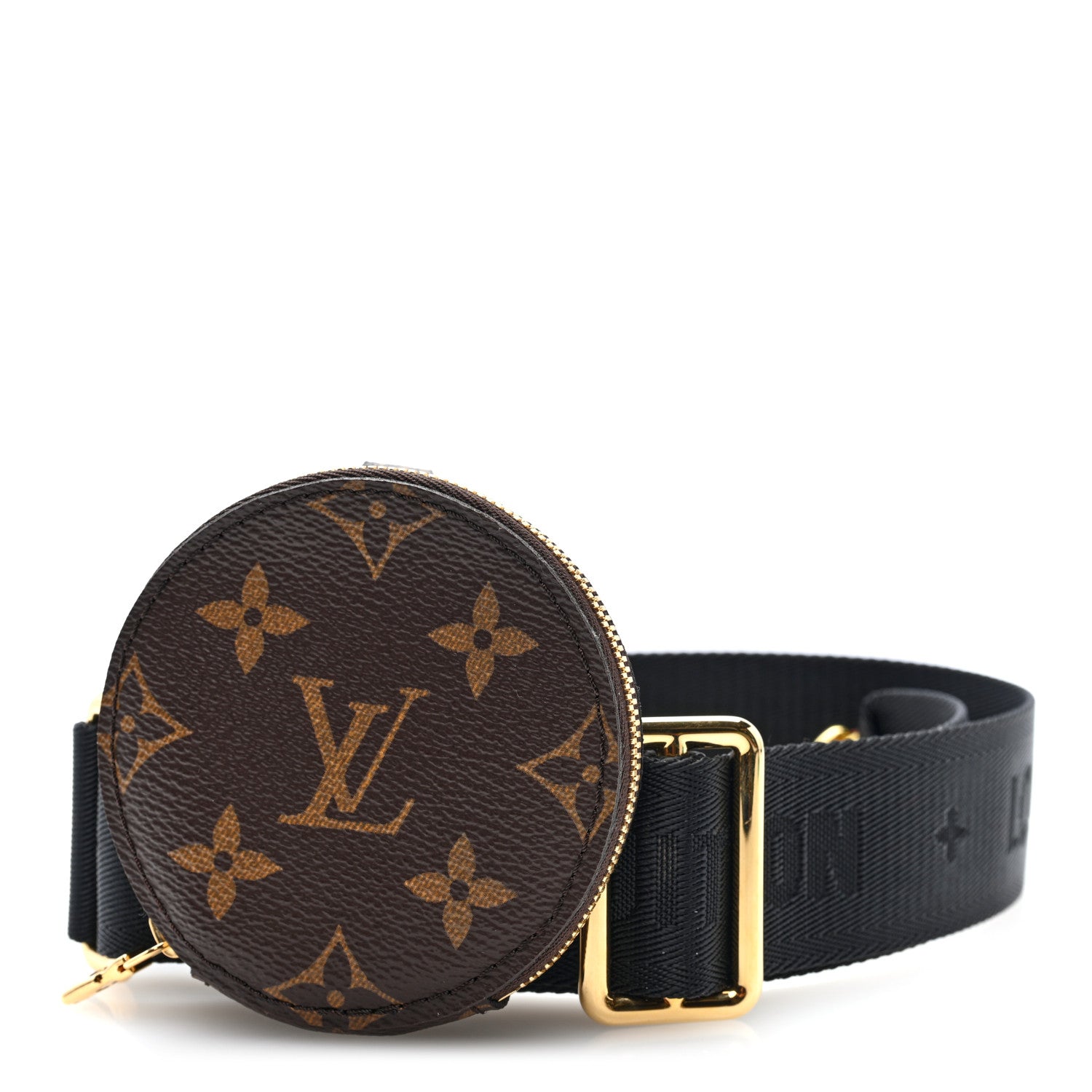Louis Vuitton Monogram Multi Pochette Accessories Bandouliere Shoulder Strap Black 1 of 4