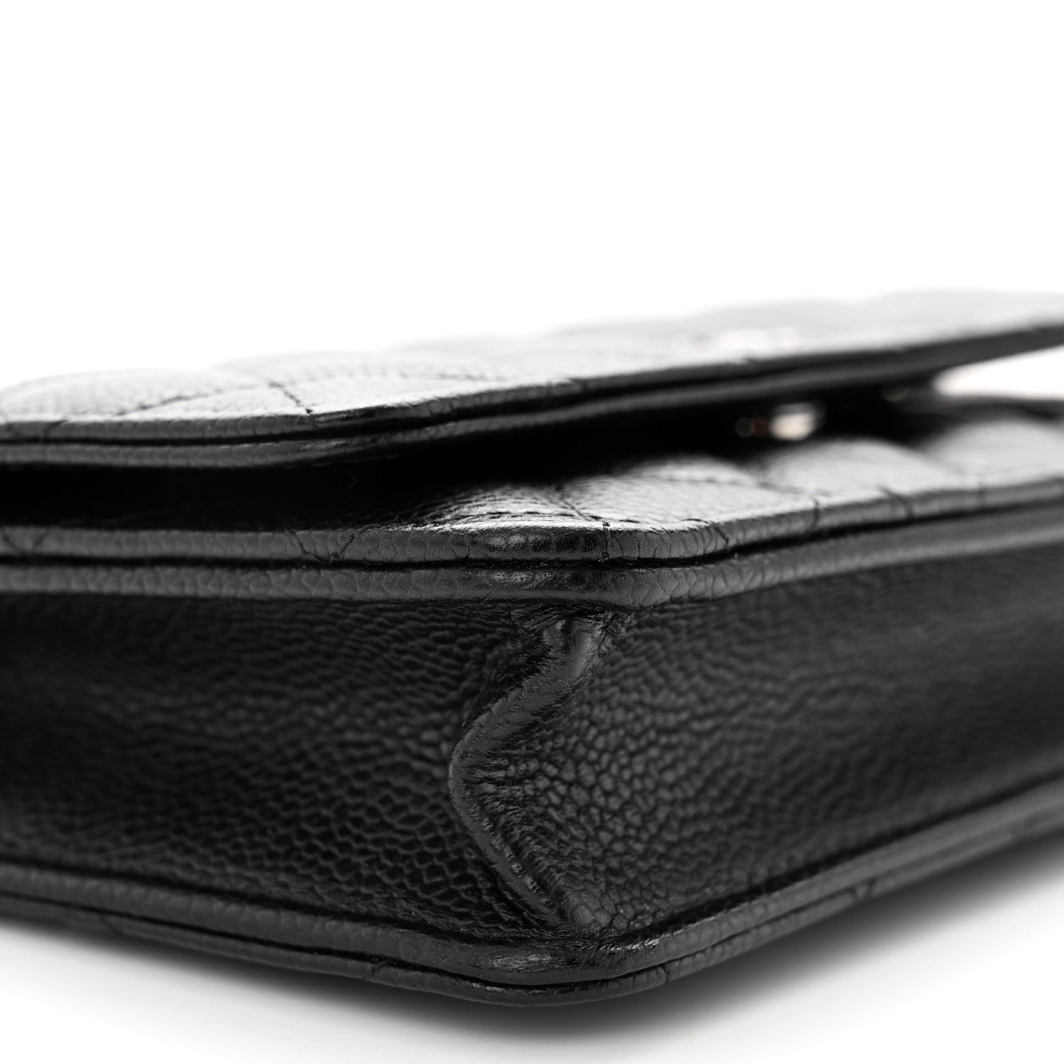 Chanel Caviar Quilted Wallet on Chain WOC Black 10 of 13