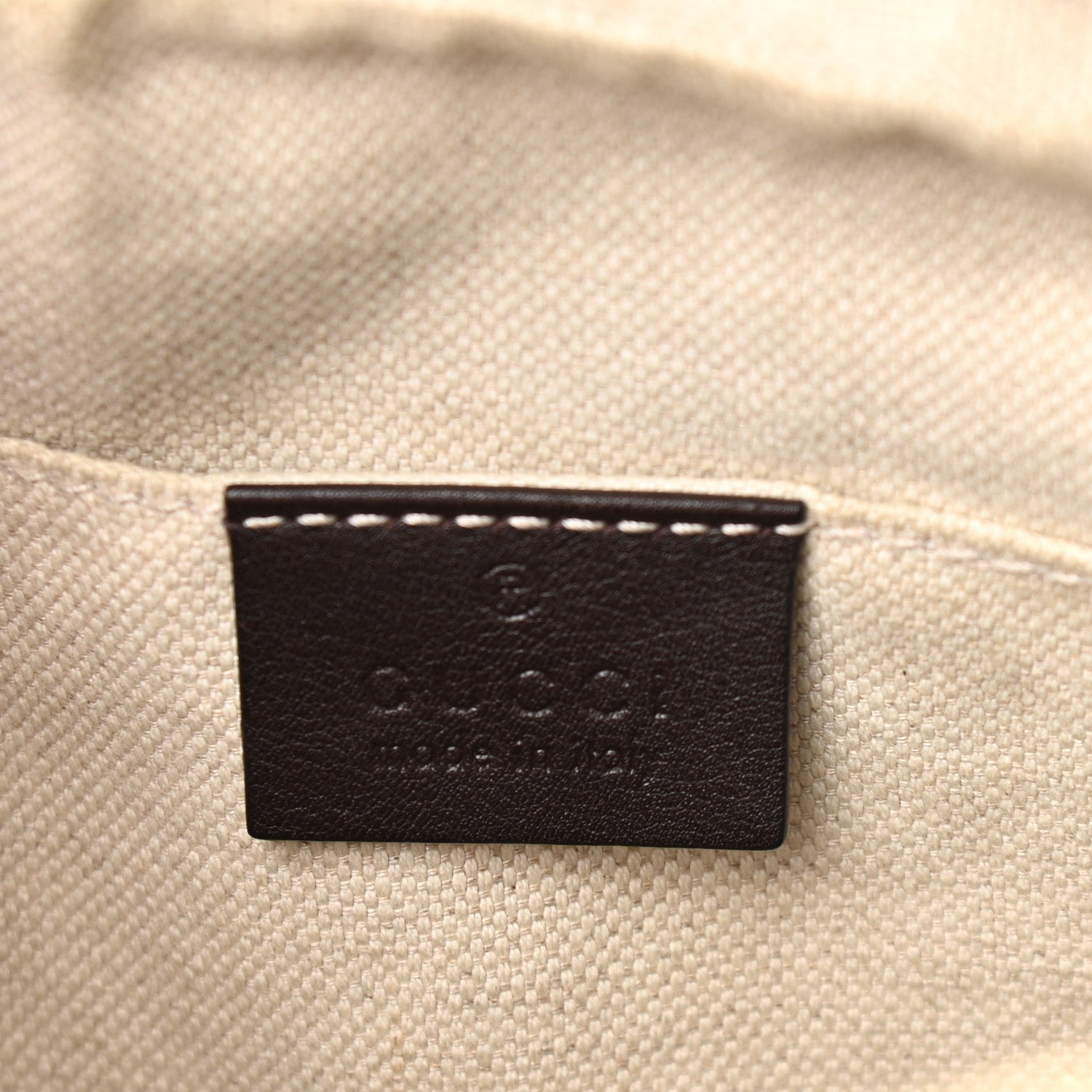 Gucci Guccissima Mini Bree Messenger Bag Chocolate 5 of 9