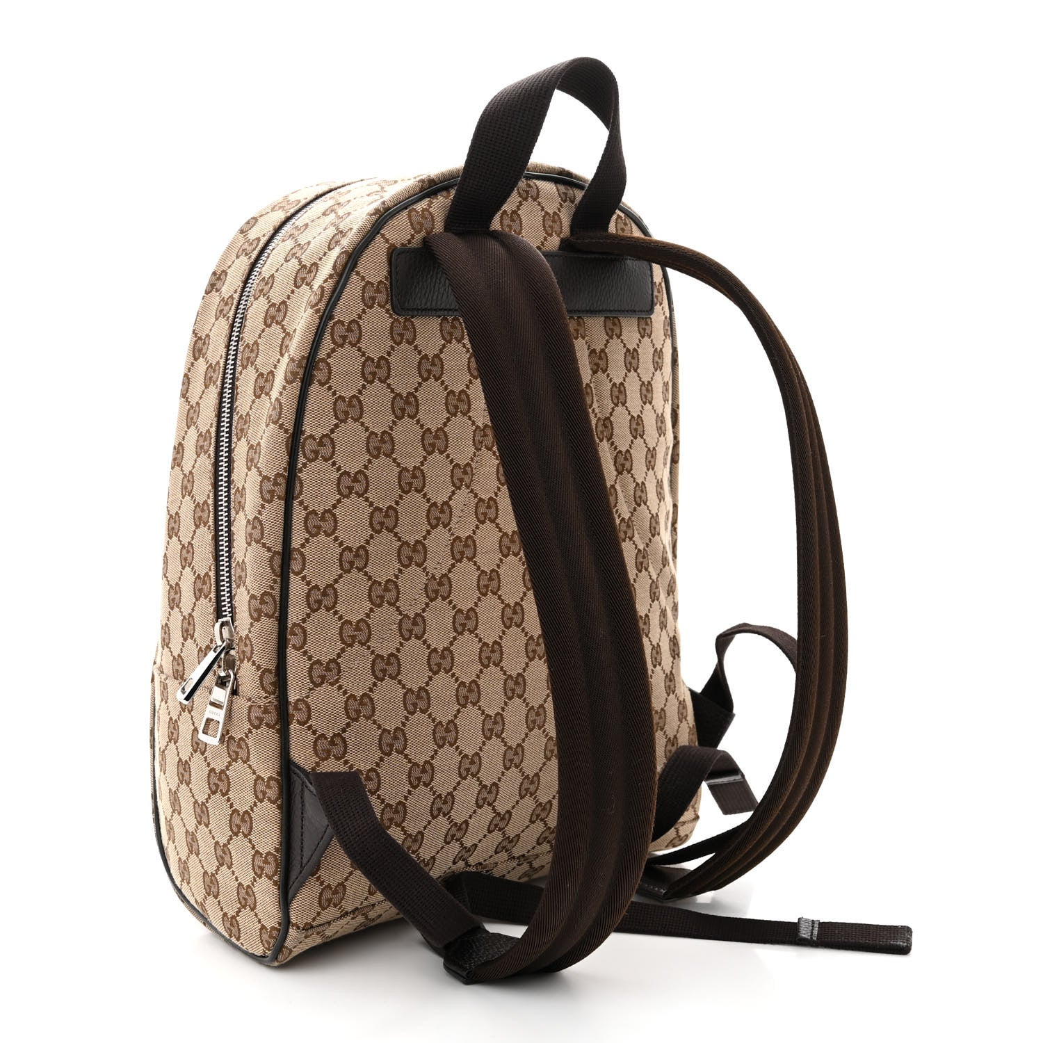 Gucci Monogram Travel Backpack Dark Brown 3 of 11