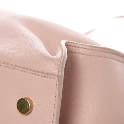 Saint Laurent Calfskin Small Monogram Cabas Pale Blush 9 of 11