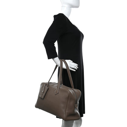 Hermes Taurillon Clemence Victoria II 35 Etoupe 2 of 12