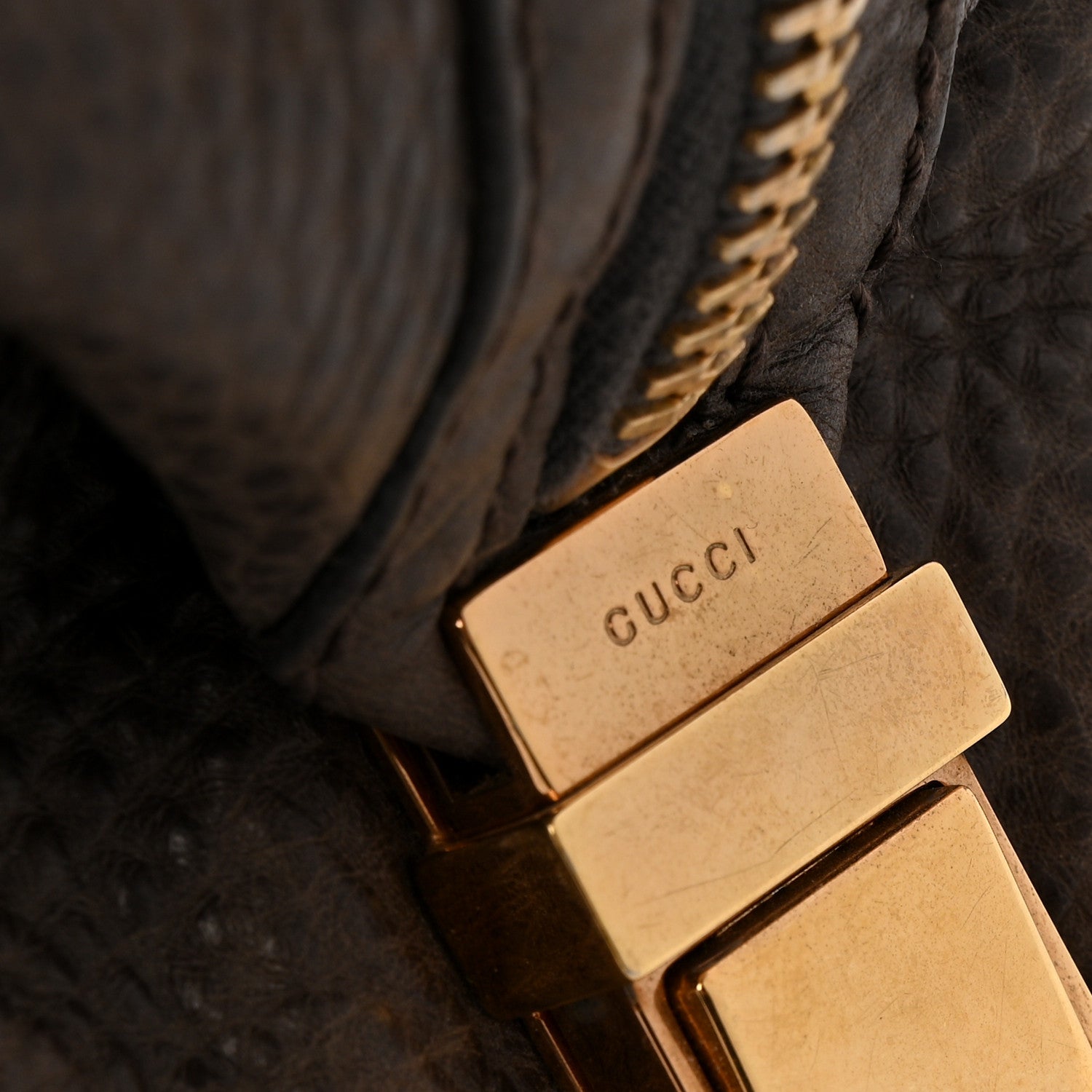 Gucci Guccissima Aviatrix Medium Boston Chocolate 1839086