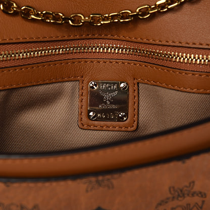 MCM Visetos Medium Patricia Wallet On Chain Cognac 6 of 9