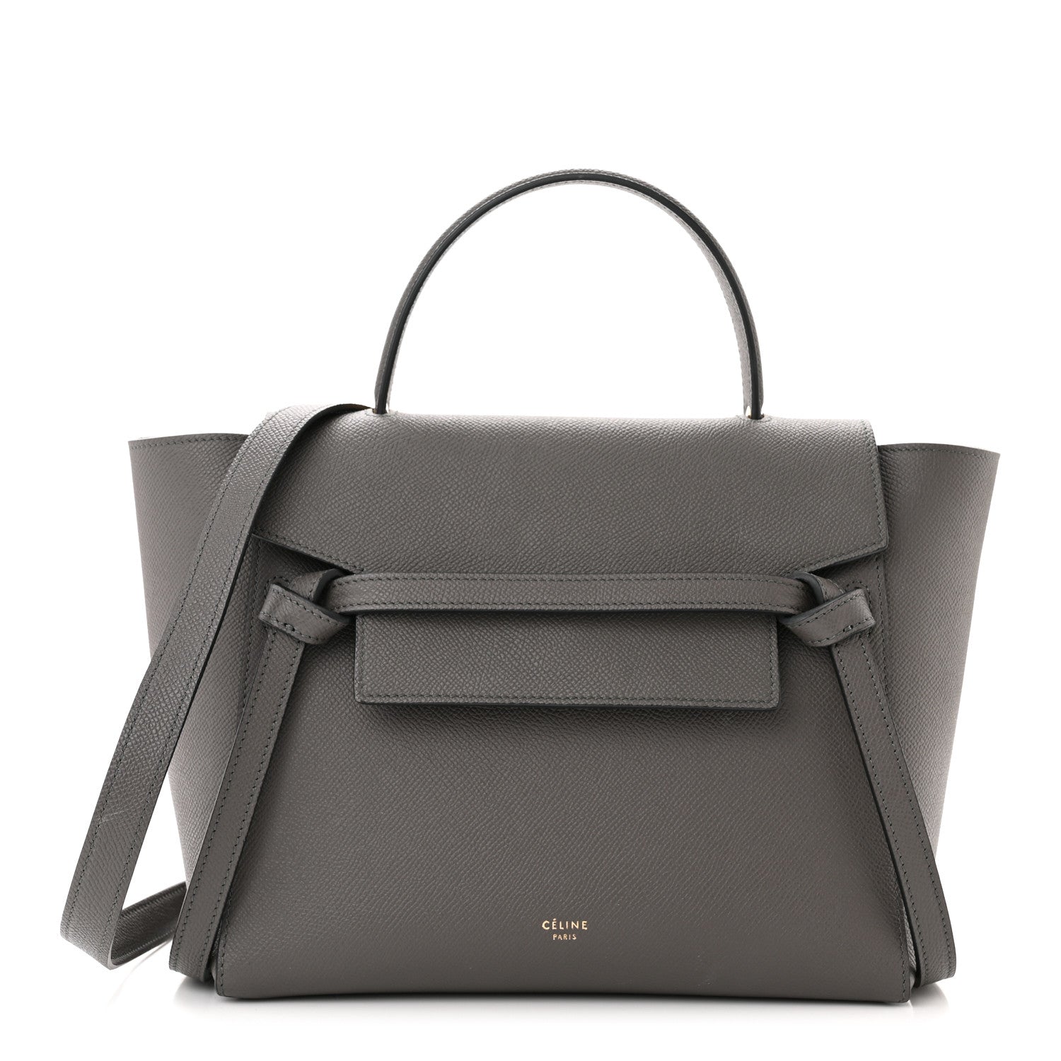Celine Grained Calfskin Micro Belt Bag Grey 1 of 11