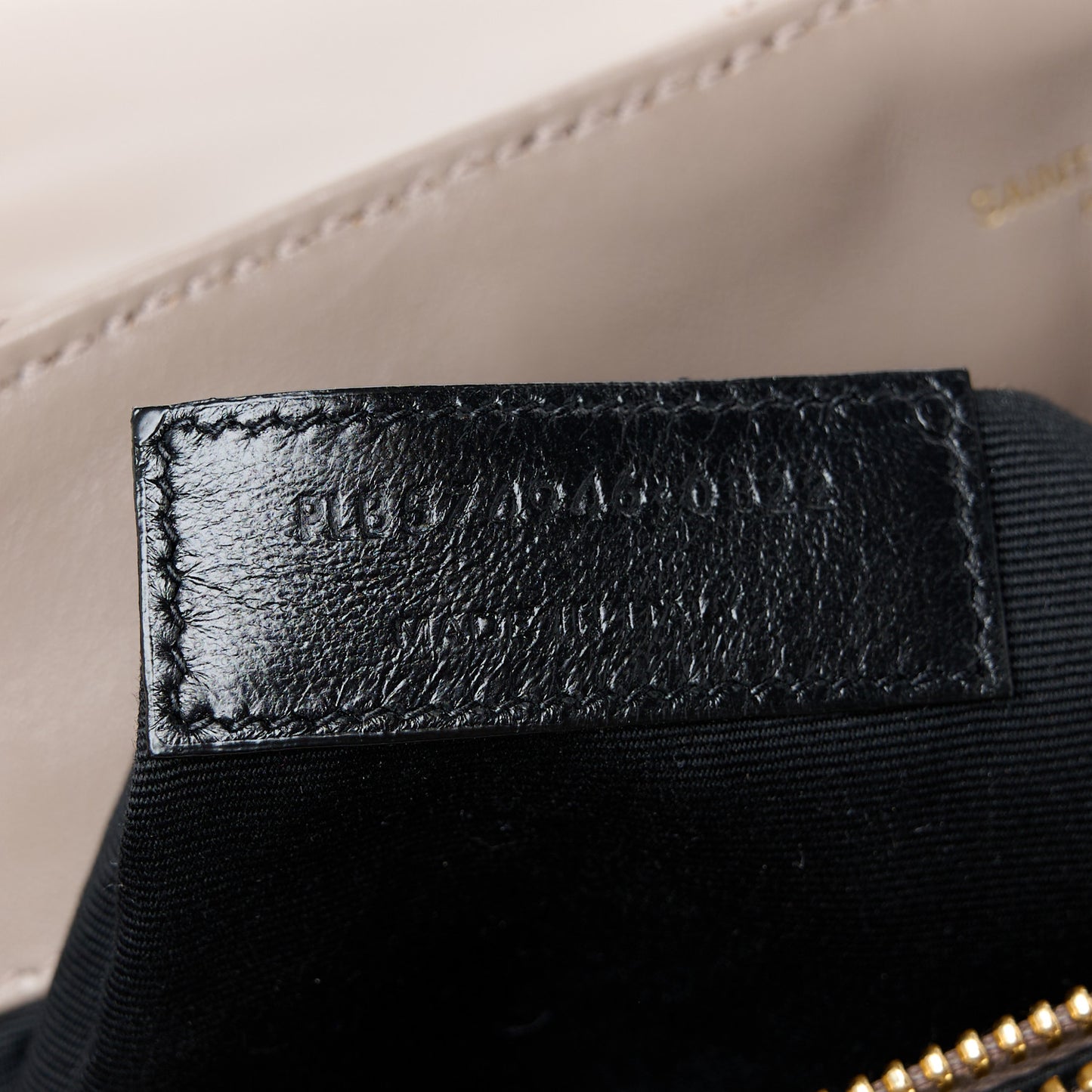 Calfskin Y Quilted Monogram Medium Loulou Chain Satchel Greyish Brown