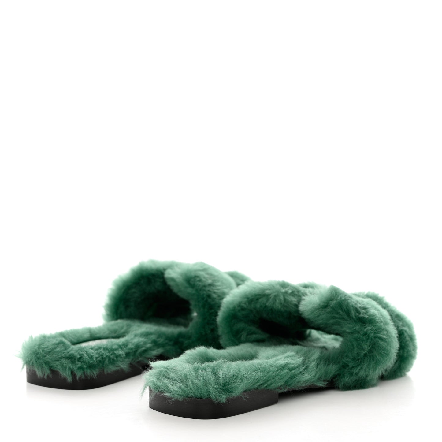 Woolskin Oran Sandals 36 Vert Anglais