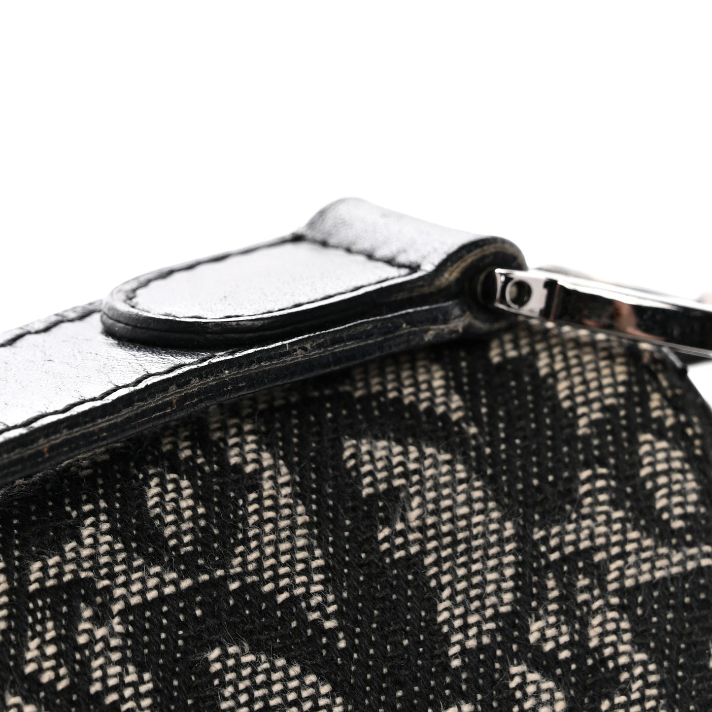Monogram Saddle Bag Black