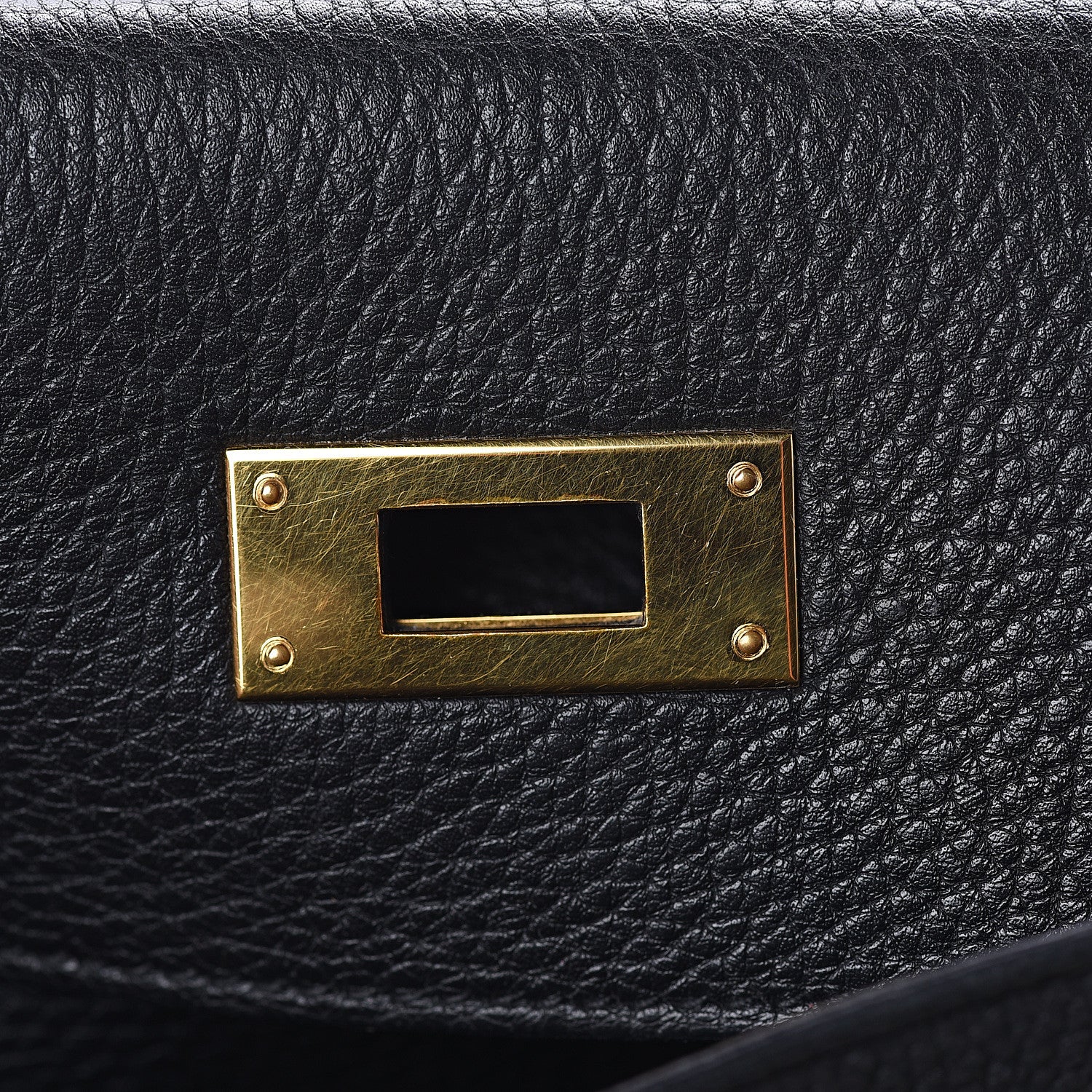 Hermes Togo Kelly Retourne 35 Black 16 of 34