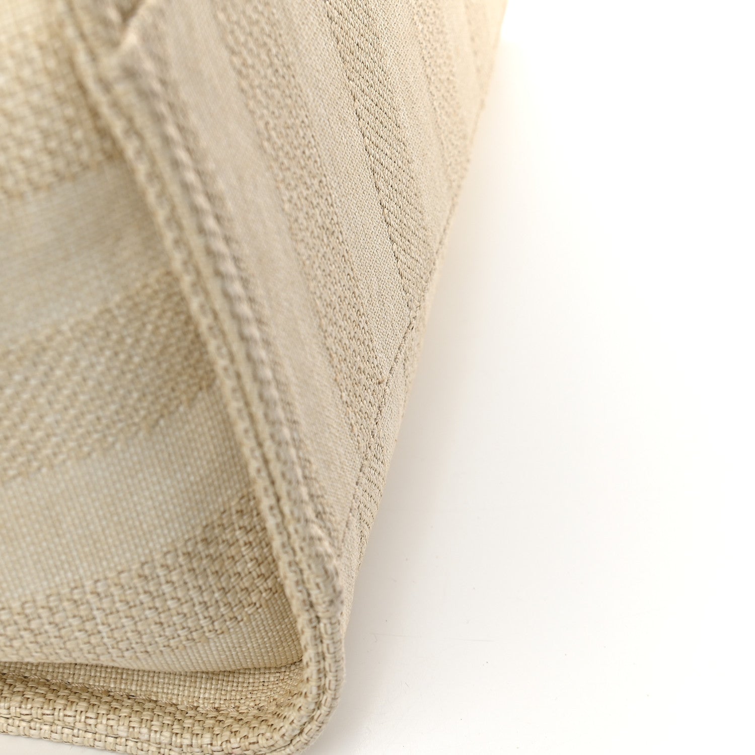 Chanel Mixed Fibers Striped Medium Deauville Tote Beige 10 of 12
