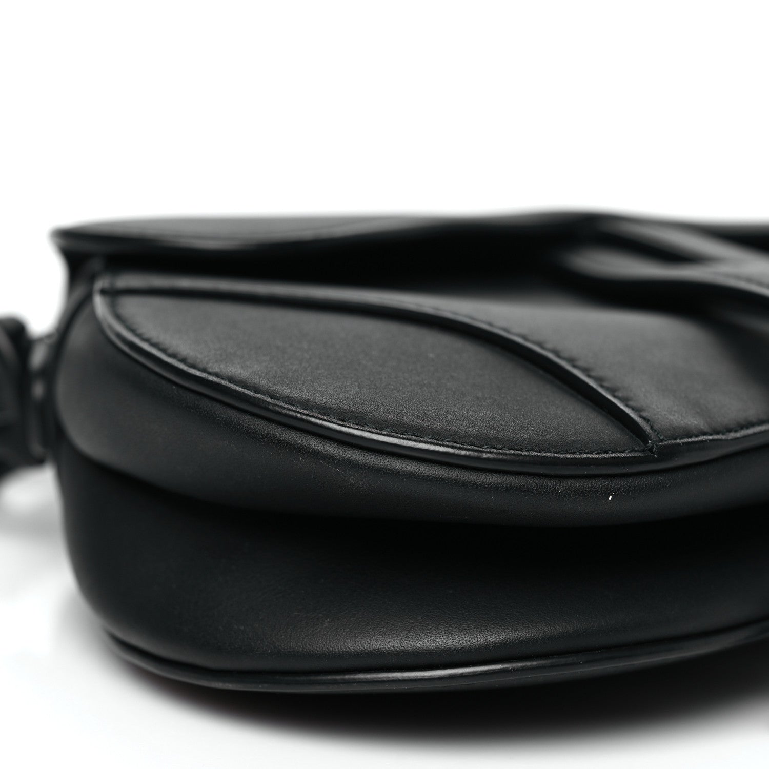 Christian Dior Ultra Matte Calfskin Mini Saddle Bag Black 9 of 12