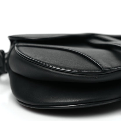 Christian Dior Ultra Matte Calfskin Mini Saddle Bag Black 9 of 12