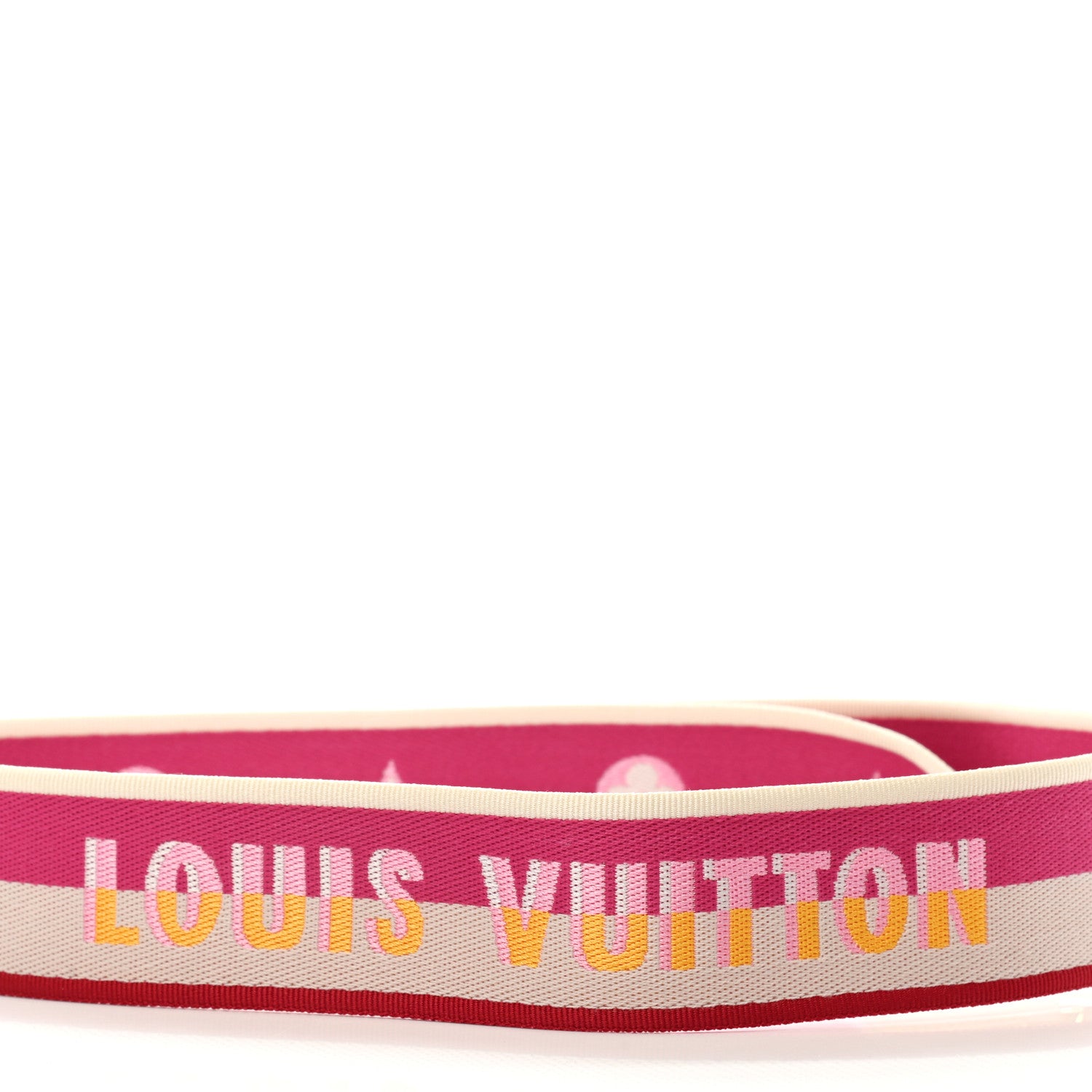 Louis Vuitton Jacquard Speedy Bandouliere 20 Shoulder Strap Fuchsia 3 of 4
