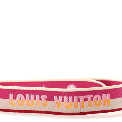 Louis Vuitton Jacquard Speedy Bandouliere 20 Shoulder Strap Fuchsia 3 of 4