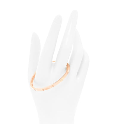 Cartier 18K Pink Gold Small LOVE Bracelet 16 2 of 6