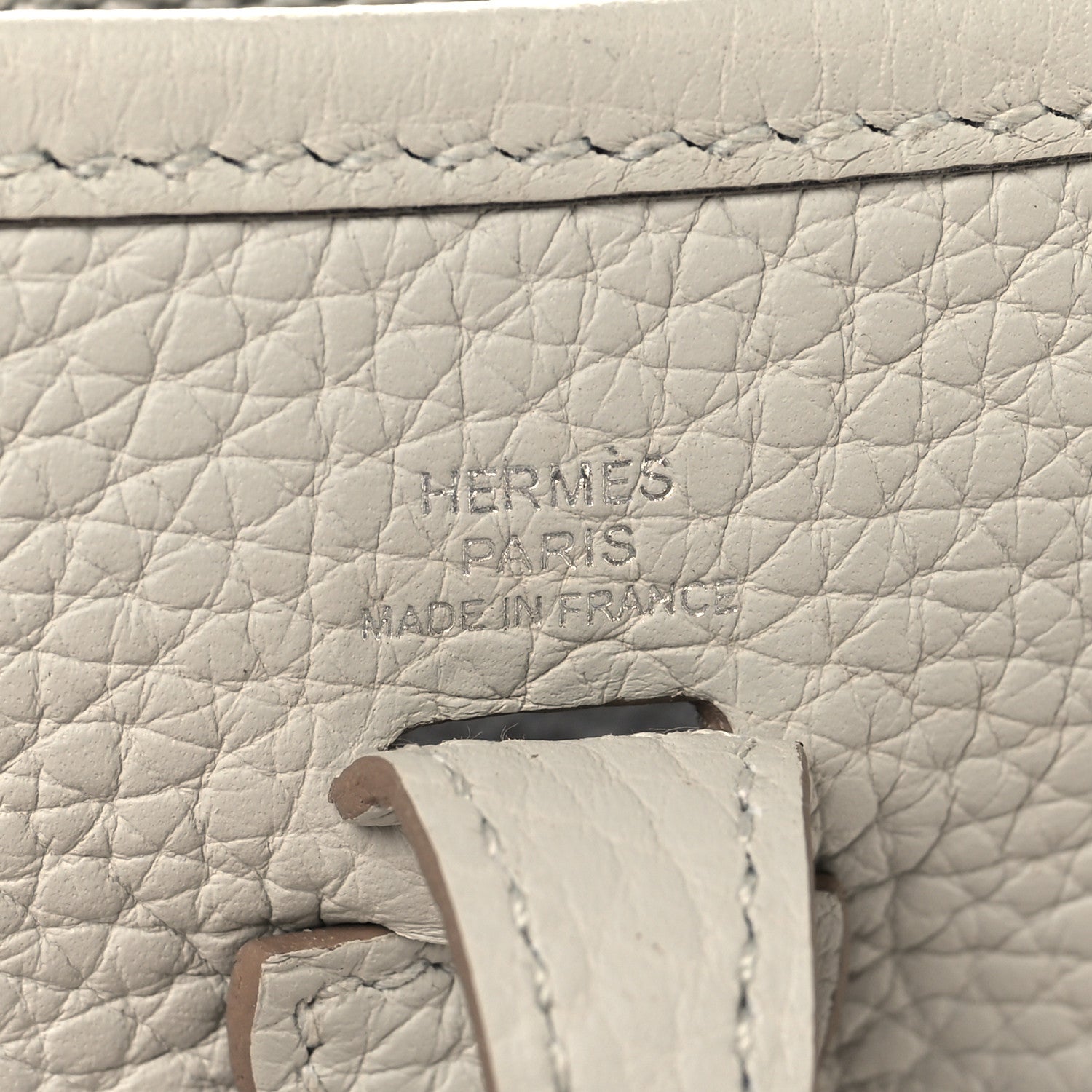 Hermes Taurillon Clemence Amazone Evelyne TPM Gris Perle Etain 6 of 10