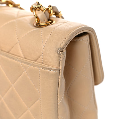 Chanel Lambskin Quilted Mini Square Flap Beige 23 of 26