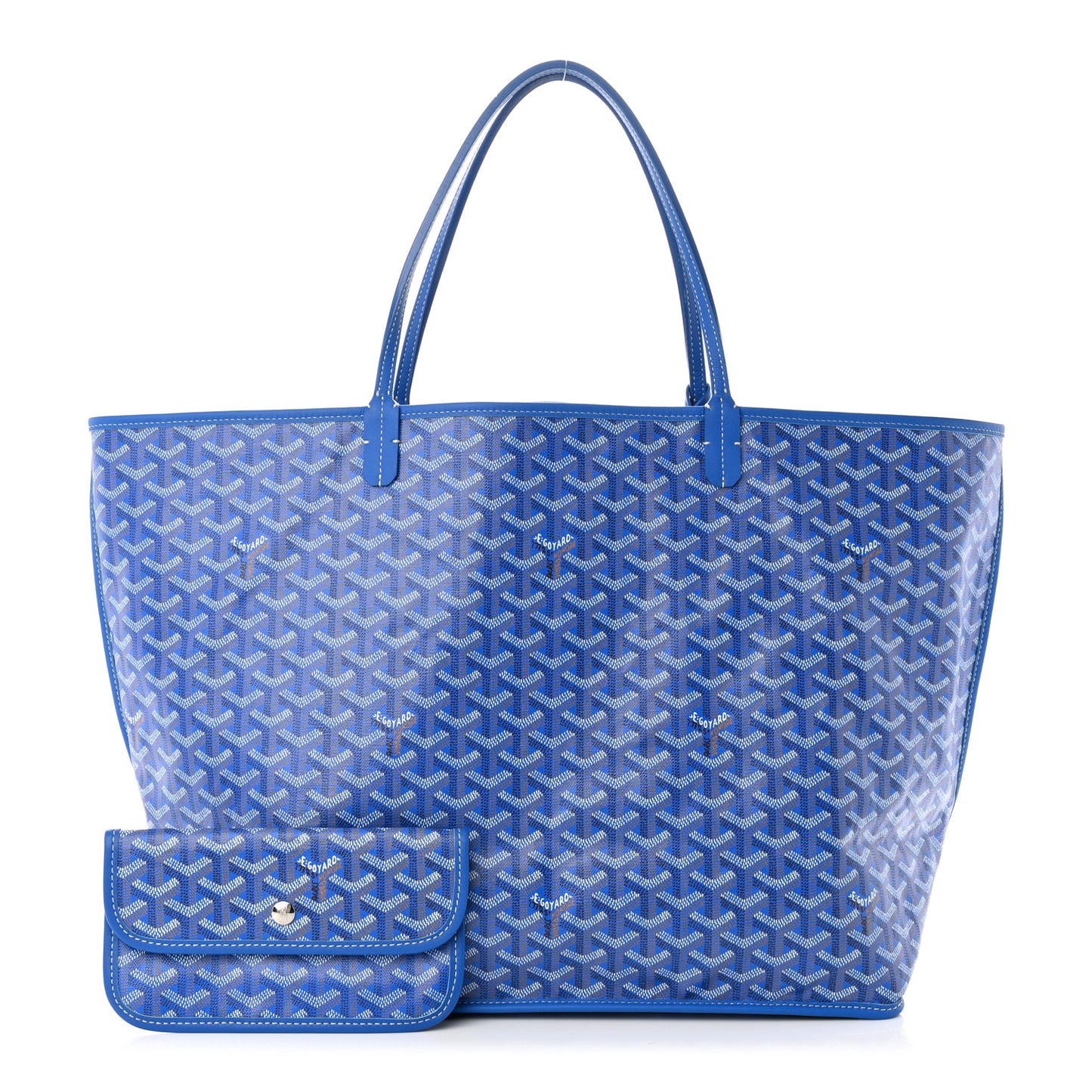 Goyardine Reversible Anjou GM Sky Blue