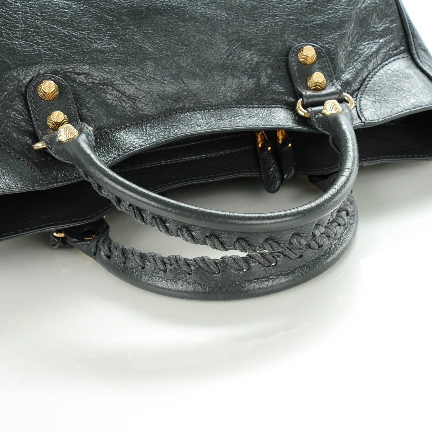 Agneau Giant 12 Gold Hardware Velo Gris Fossile Anthracite