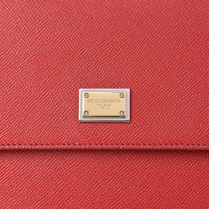 Dolce & Gabbana Dauphine Medium Miss Sicily Satchel Red 9 of 11
