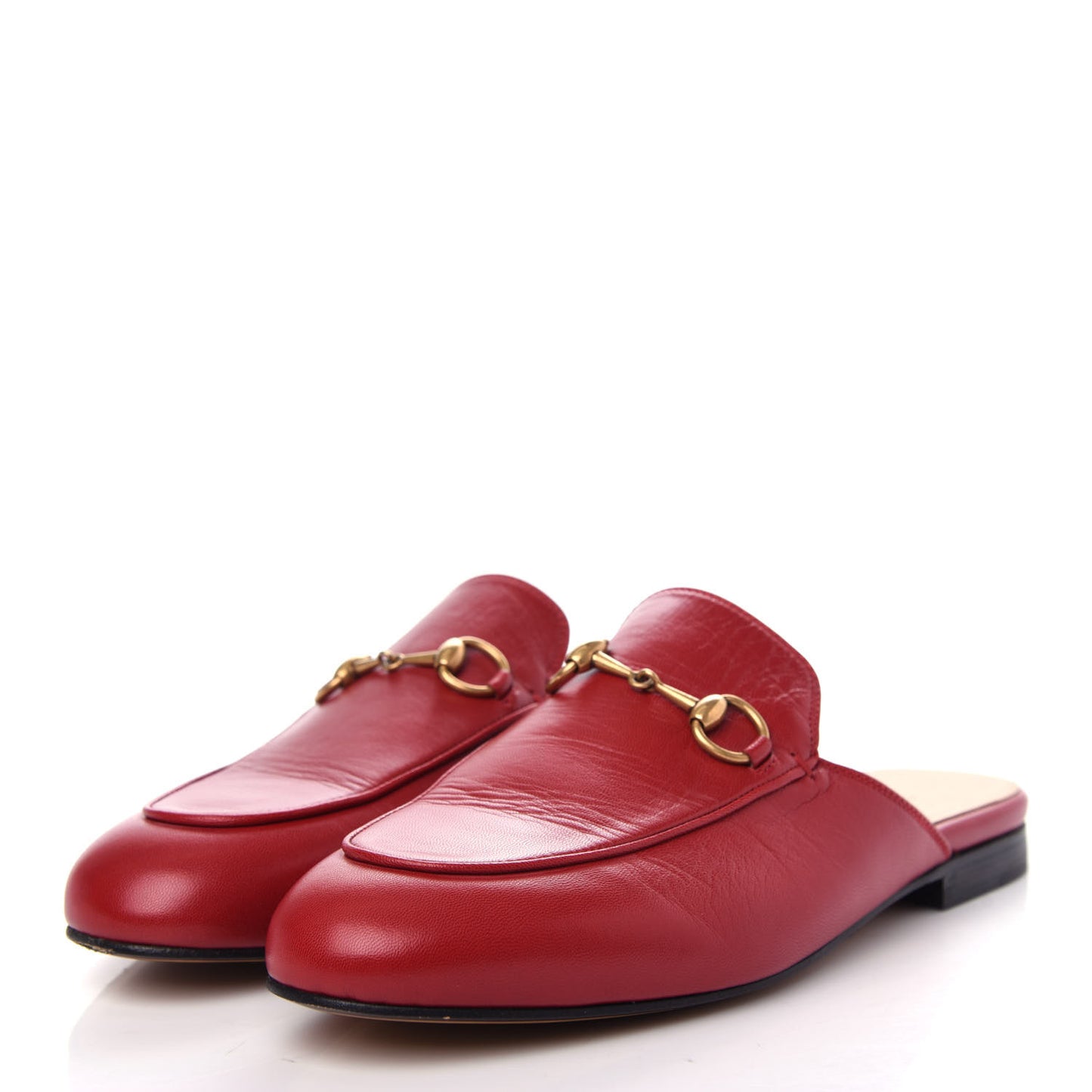 Malaga Kid Womens Princetown Slippers 37 Hibiscus Red