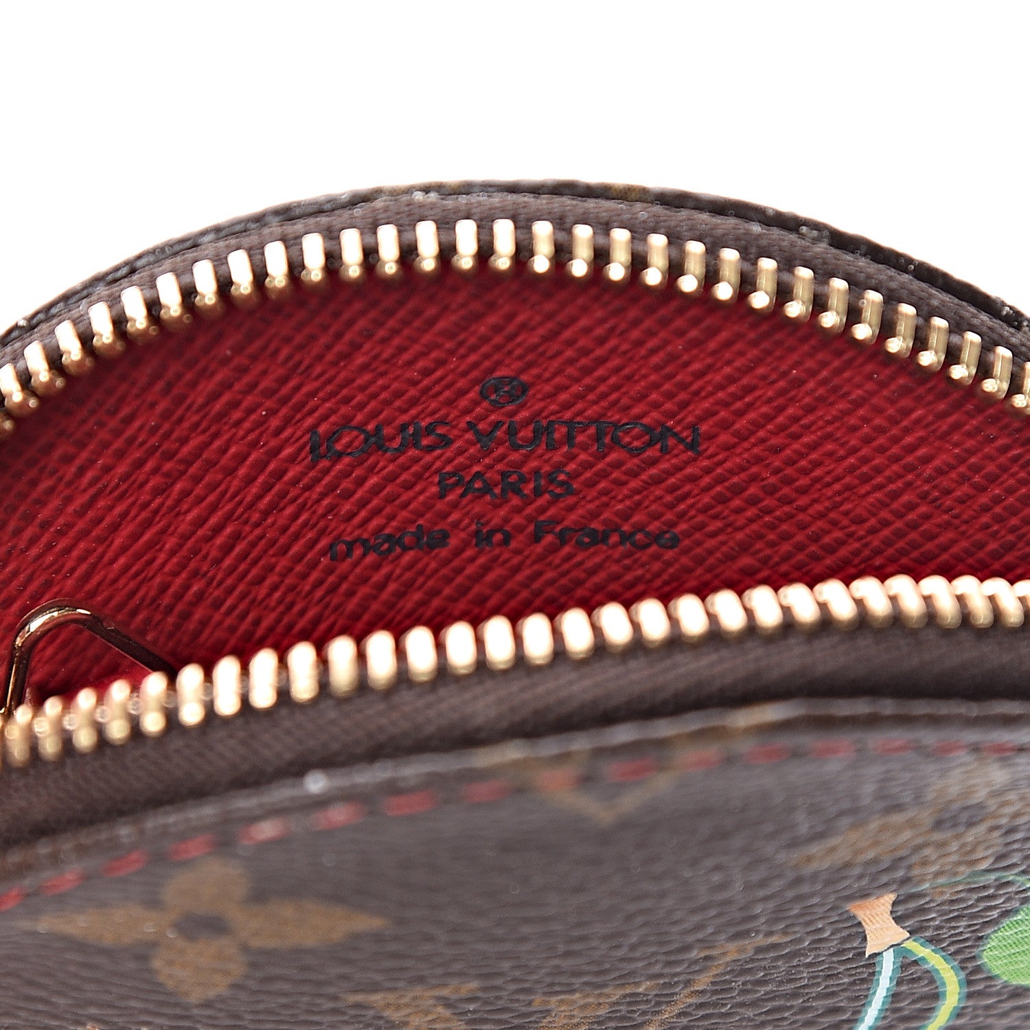 Louis Vuitton Monogram Cerises Round Coin Purse 6 of 8