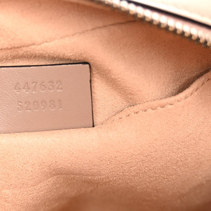 Gucci Calfskin Matelasse Small GG Marmont Chain Shoulder Bag Porcelain Rose 7 of 10