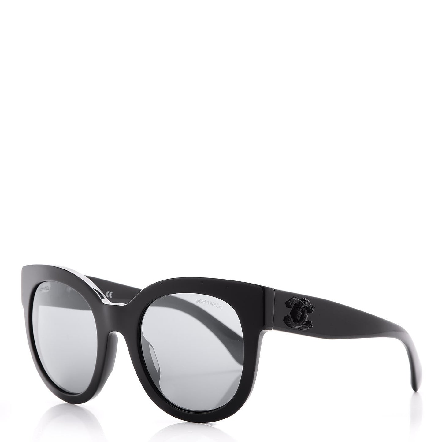 Acetate Butterfly Signature CC Sunglasses 5358 Black
