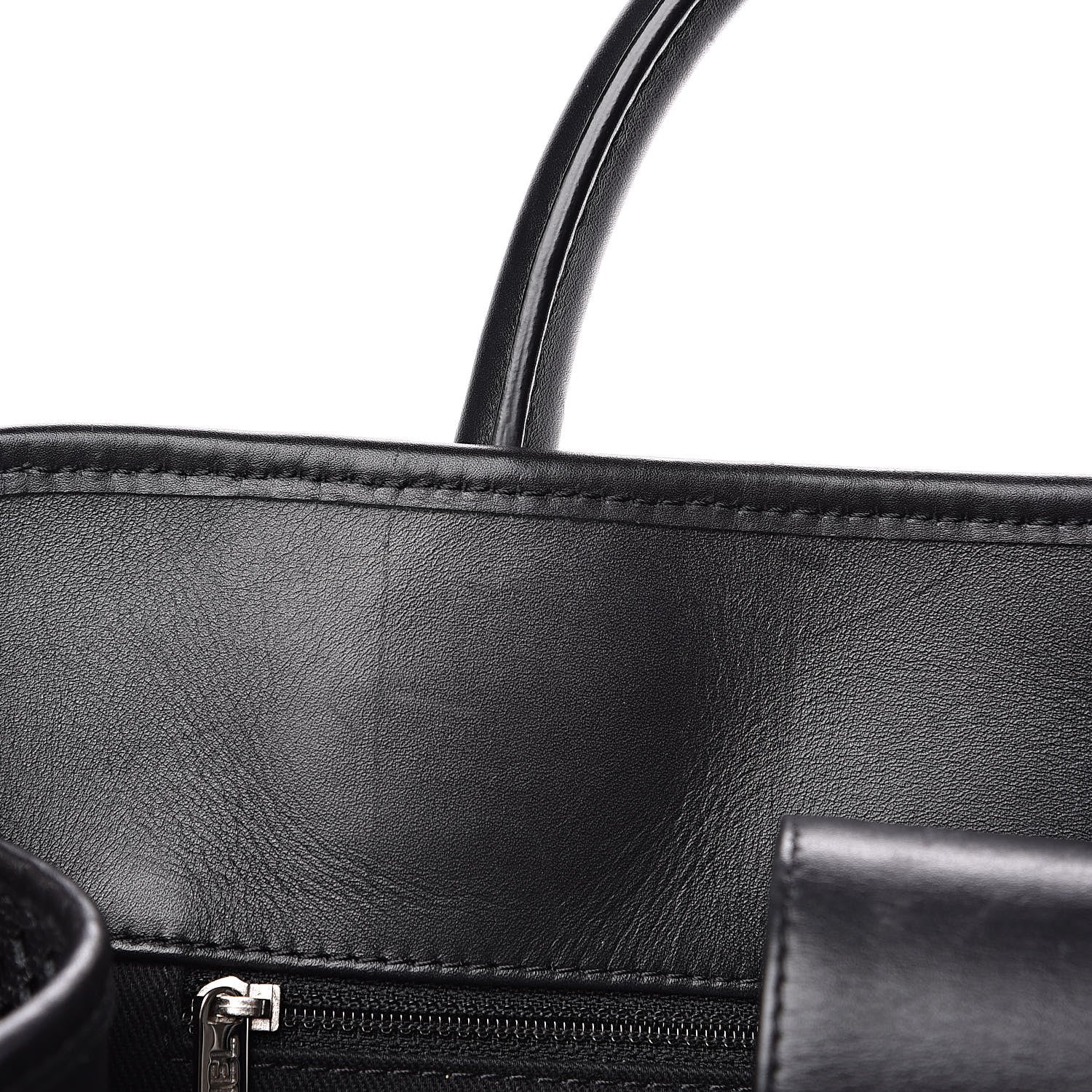 Chanel Calfskin Perforated Up In The Air Tote Black 8 of 13